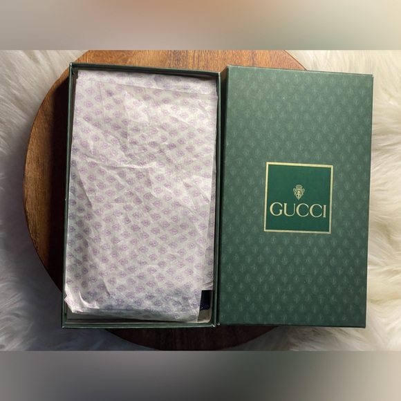 GUCCI Navy Blue & Royal Ostrich Leather Wallet w/Box - Picture 11 of 11